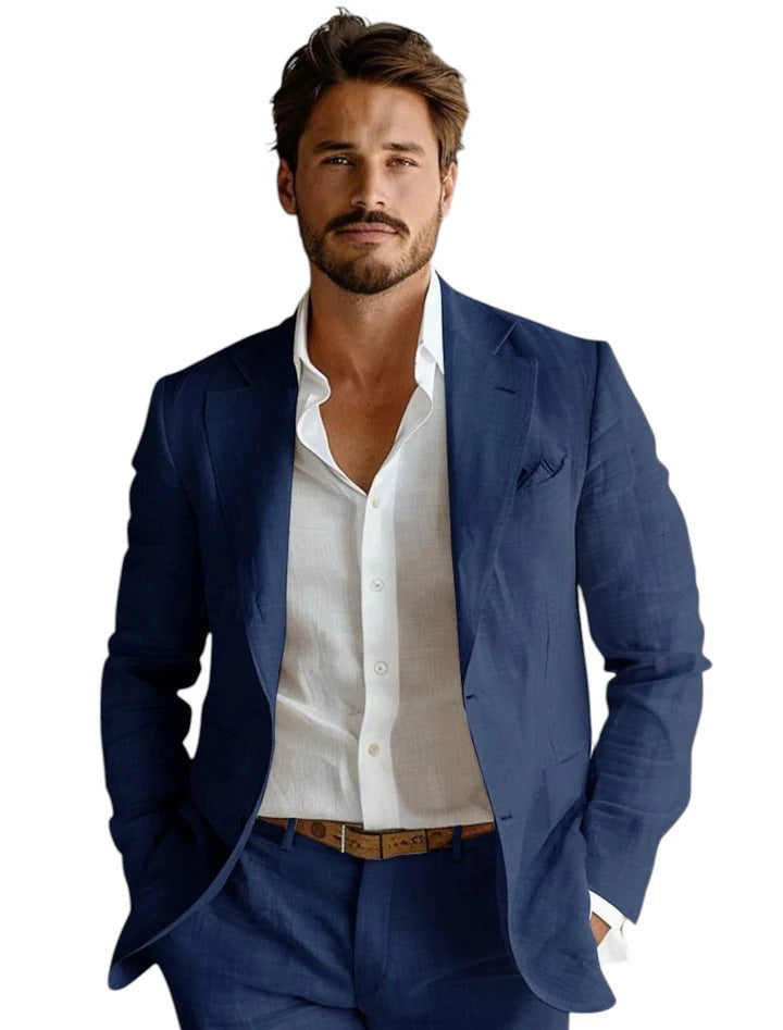 Business Casual Printing Fashionable Men's Jacket