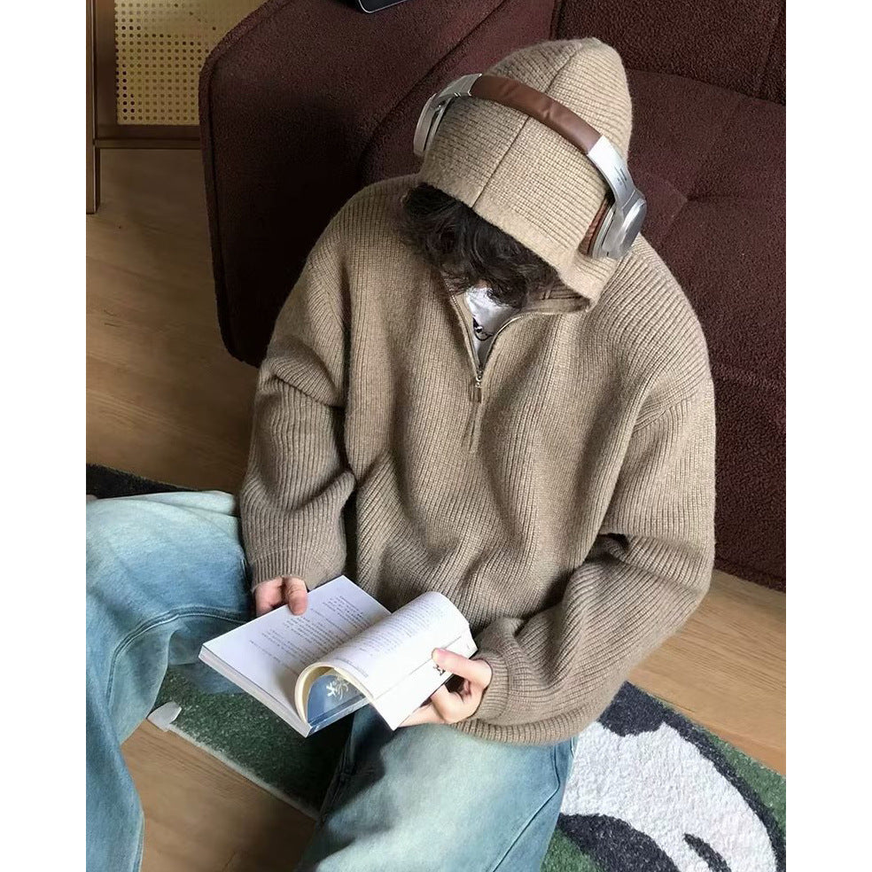 High-grade Knitted Baggy Coat Sweater