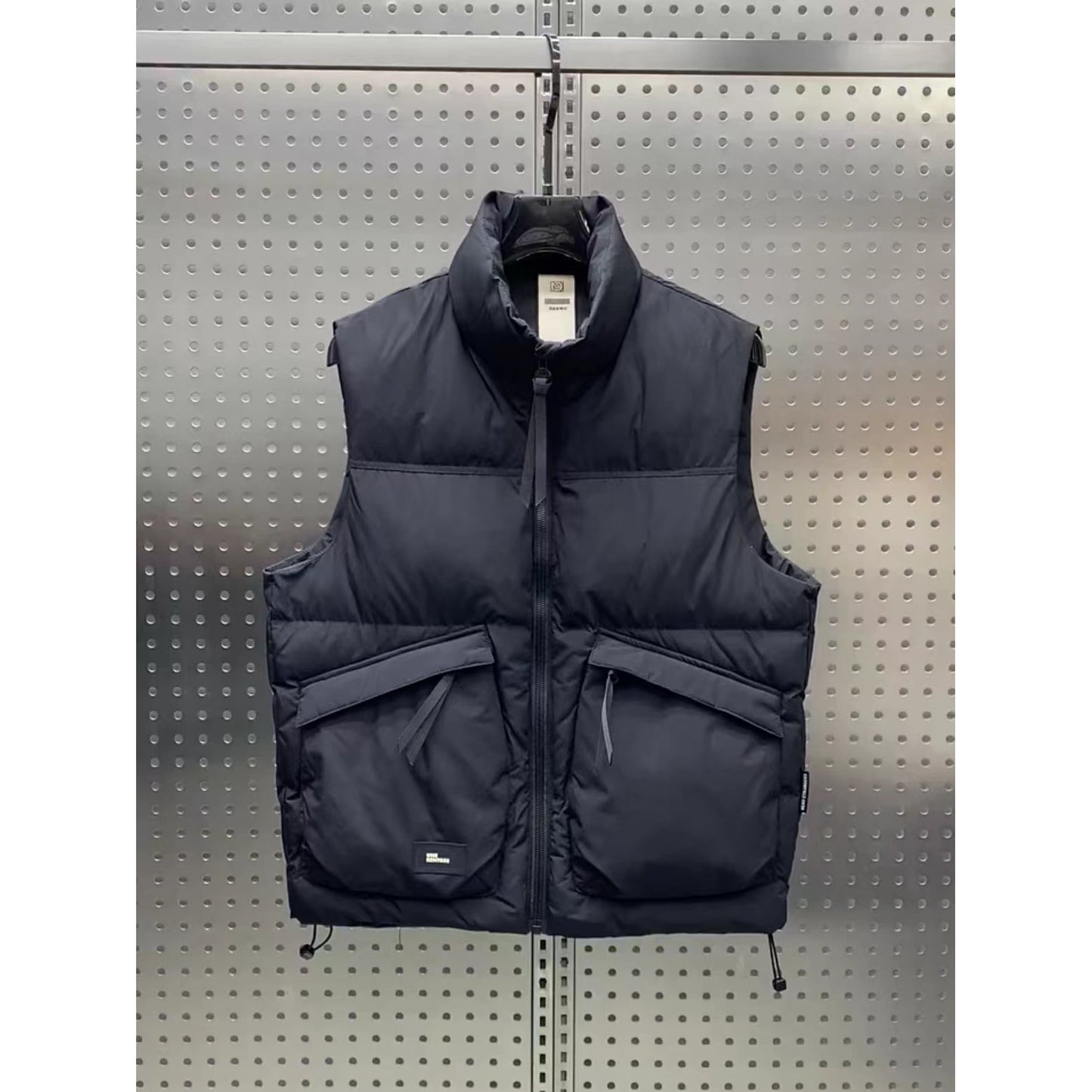 White Duck Down Trend Loose Youth Men's Warm Sleeveless Down Vest Coat