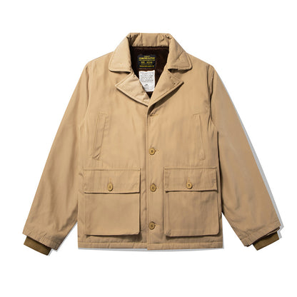 Men's extra-thick printed cotton jacket