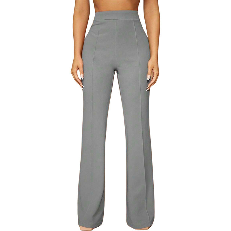 High Waist All-matching Fashion Business Commute Fall Women's Clothing Casual Business Pants Trousers
