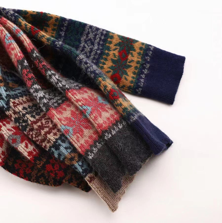 Autumn And Winter Angora Wool Knee Socks Women