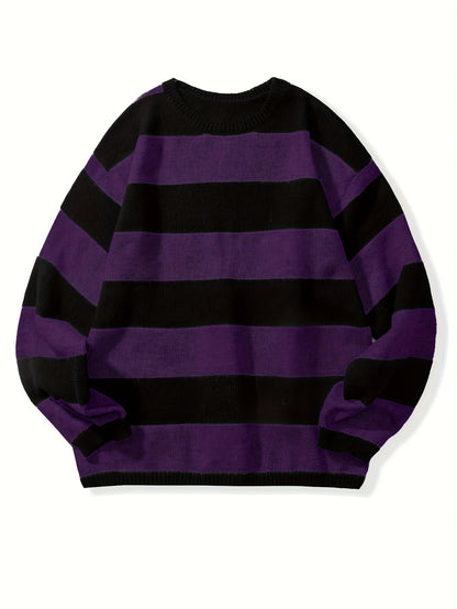 High-quality retro wool sweater, Knitwear Loose American
