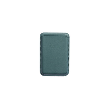 For Magsafe Magsafe Magnetic Luxury Leather Card Holder Wallet Case For 14 Pro Max 13 12 Phone Bag Adsorption Accessories Cover