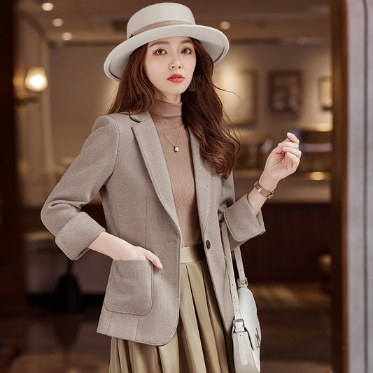 Women's Coat Loose Drooping Small Tailored Suit Top