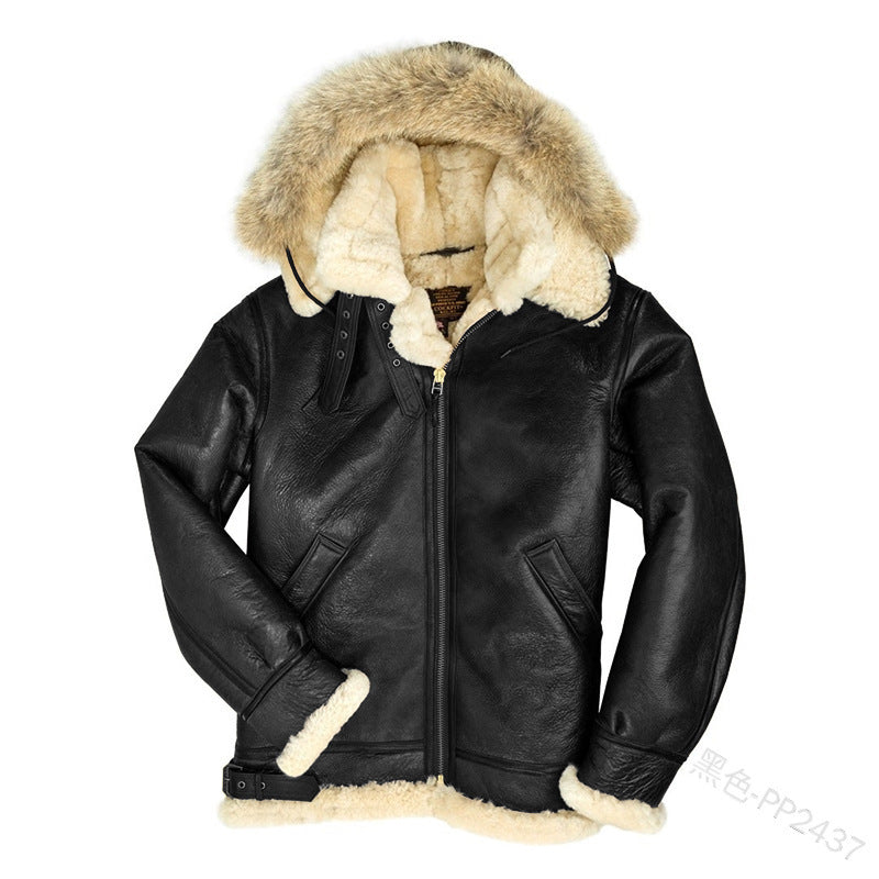 Men's Fur Integrated Padded Jacket New Coat