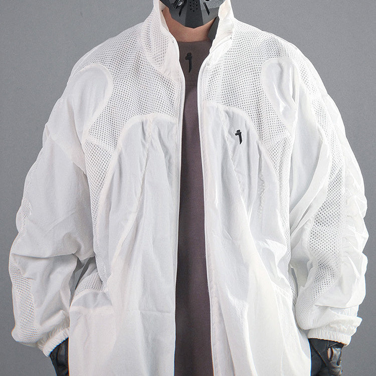 Mechanical Style Lapel Sun Protection Loose Casual Breathable Jacket