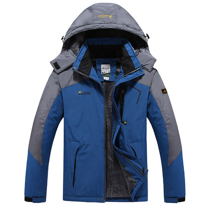 Mountaineering Clothing Couple Warm Cold-proof Cotton-padded Coat Plus Size