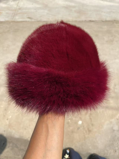 Plush Mongolian Hat For Cold Weather, Warm Fleece-lined Women's Winter Hat