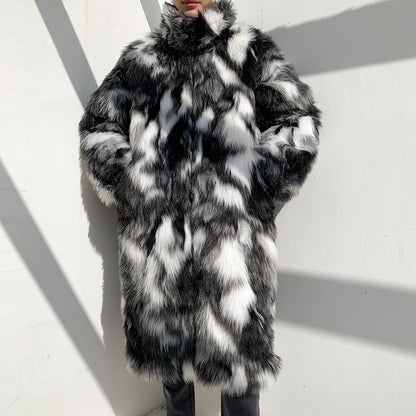 Men's Cloak Hip Hop Trendy Clothes Plush Coat