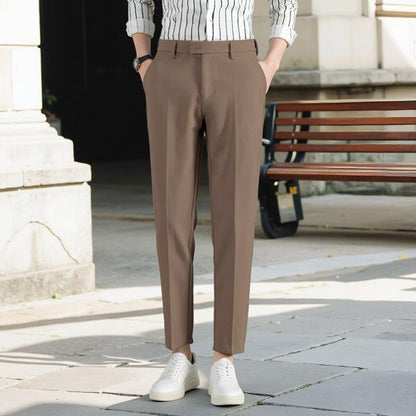 Men's Casual Korean Ankle Suit Pants