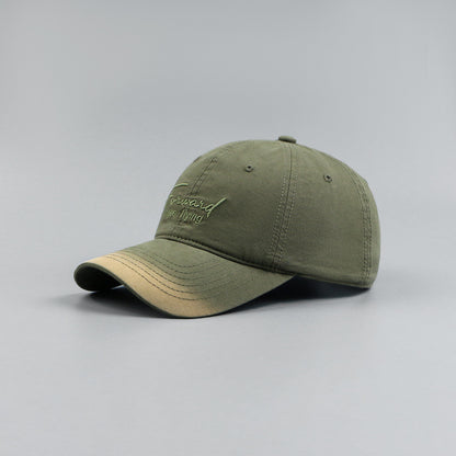 Letter Embroidery Men And Women All-matching Sun Hat