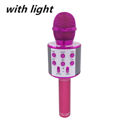 Bluetooth Wireless Microphone Mini Home Ktv For Music Playing Singing Speaker Player