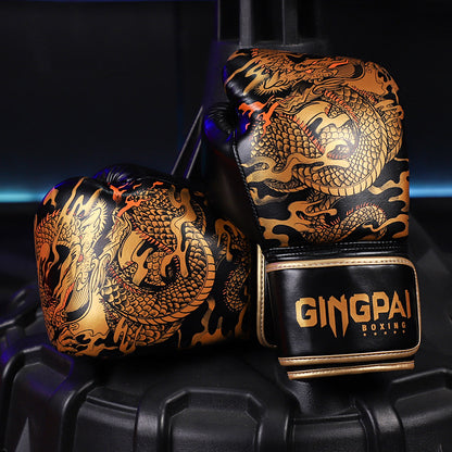 Professional Men's Sanda Fight Training Boxing Gloves