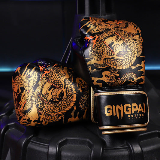 Professional Men's Sanda Fight Training Boxing Gloves