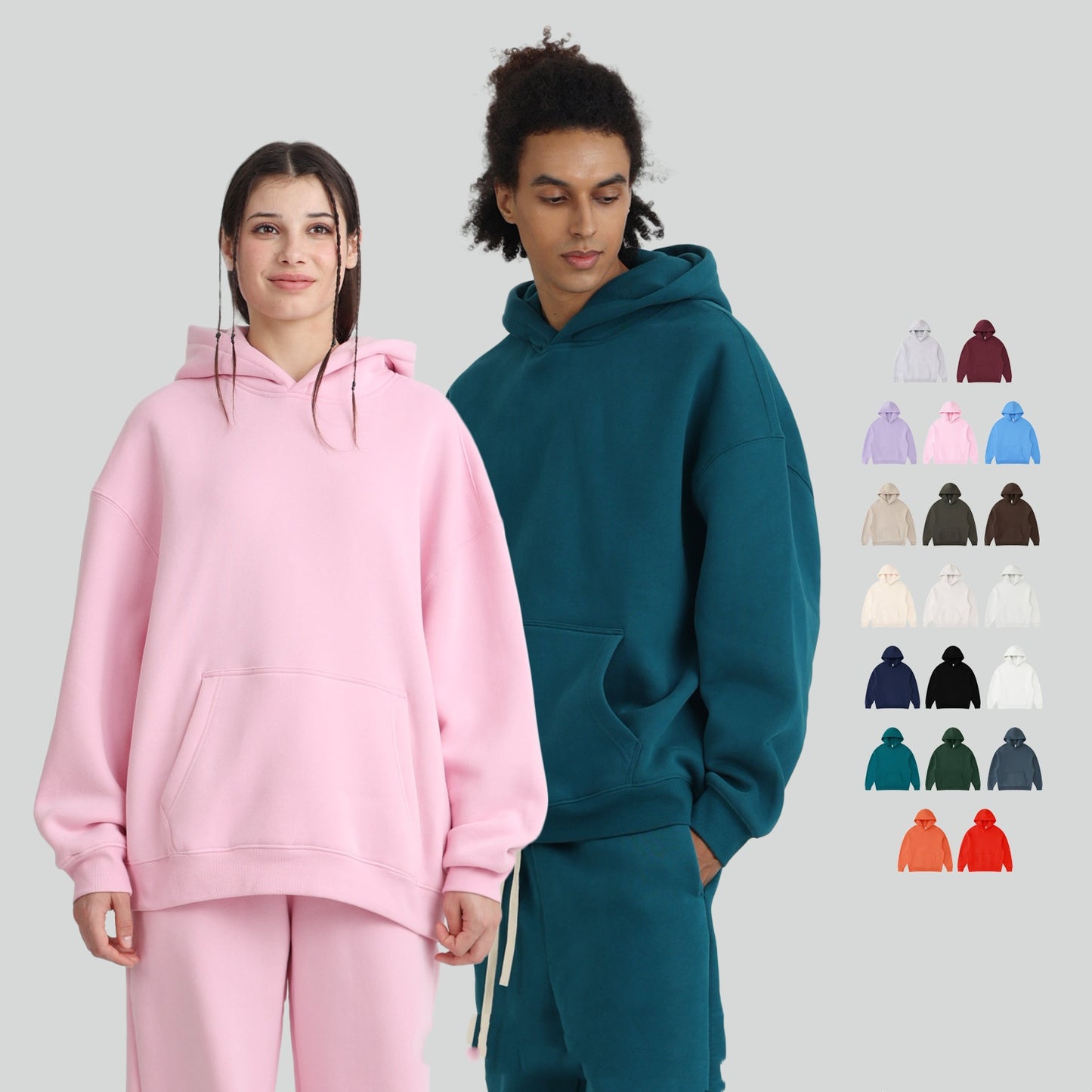 Loose-fitting Large Size Plus Velvet Thick Hoodie