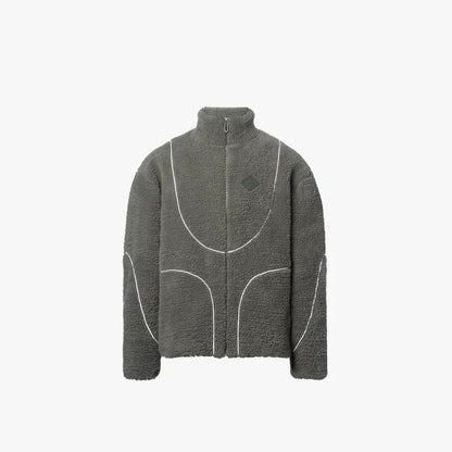 Zipper Letter Embroidery Warm Autumn Winter Sweater