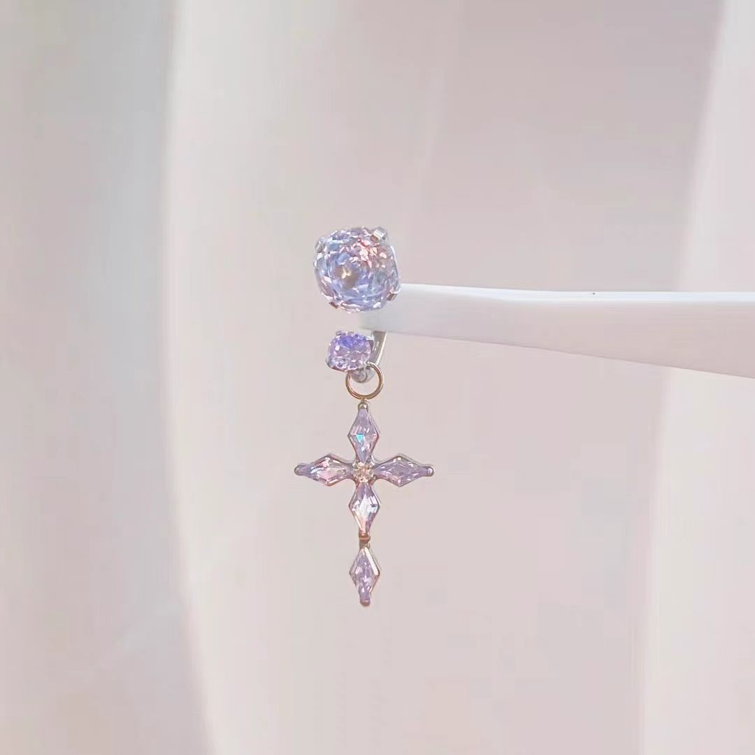 Ear Bone Stud Horseshoe Ring Earrings
