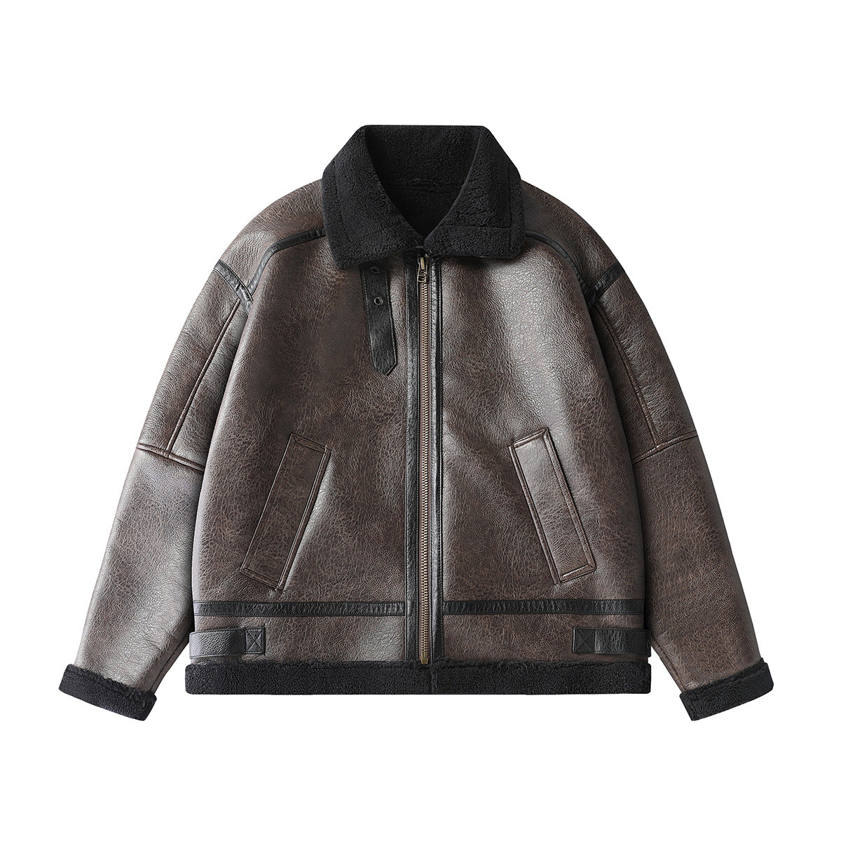 Men's Fur Cotton-padded Coat Thermal Cotton-padded Clothes