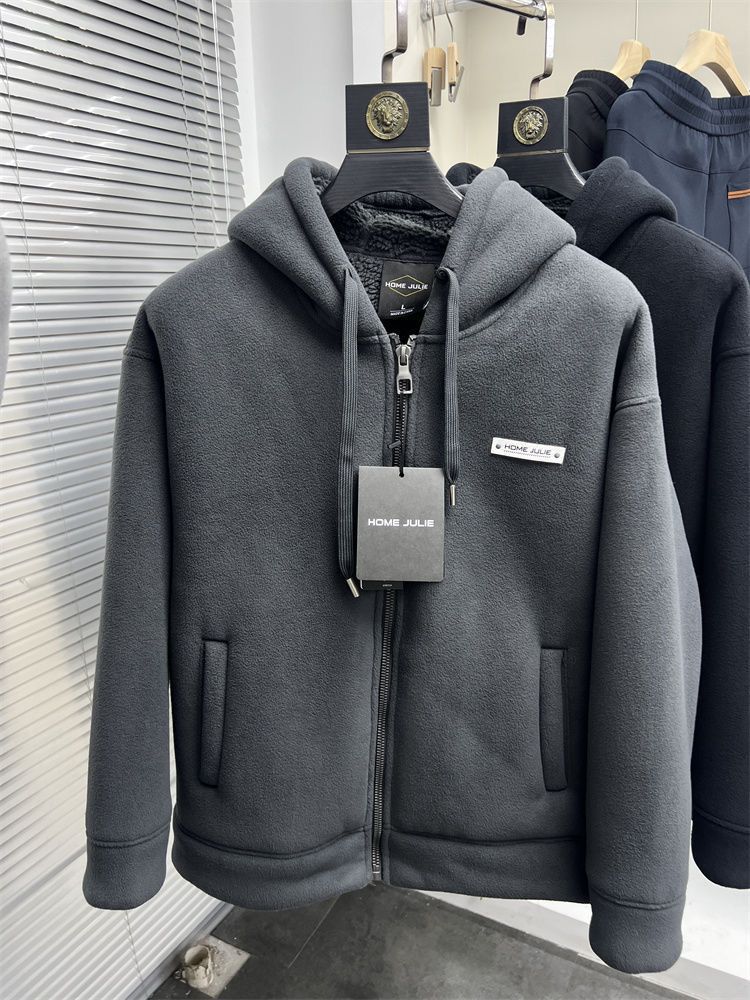 Polar Fleece Winter Men's Fleece-lined Thickened Jacket