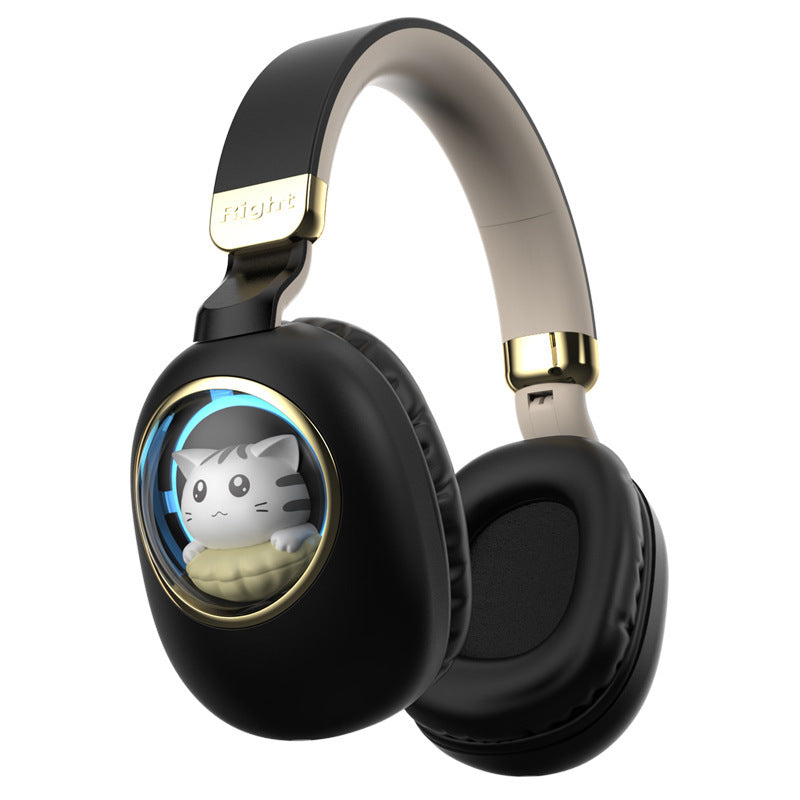 New Shiny Cute Cartoon Pet Wireless Headphones