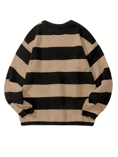 High-quality retro wool sweater, Knitwear Loose American