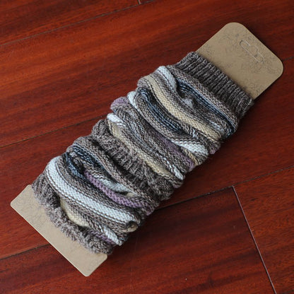 Women's Soft Fashion Colorblock Wool Coarse Knitted Socks
