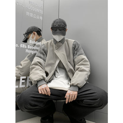 American Pilot Jacket Boys Retro Loose Baseball Uniform