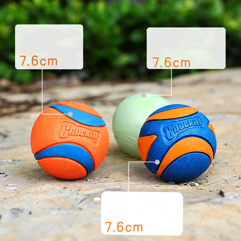 Pet Bite Resistant Elastic Sounding Rubber Ball