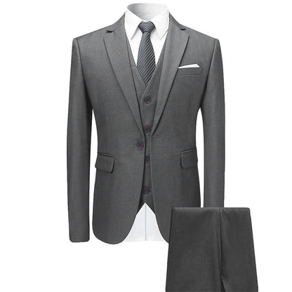 Men's three-piece suit, Fashion Slim Suit