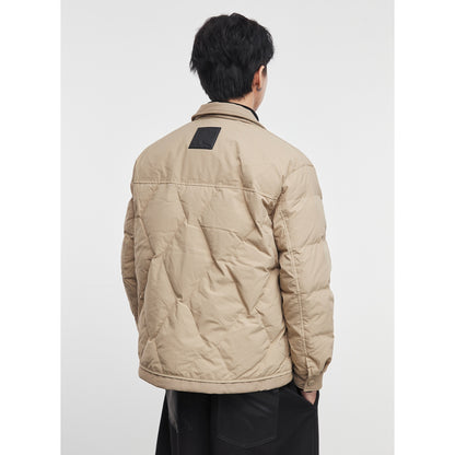 Lightweight Down Men's Coat Wide Jacket