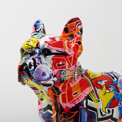 Colorful French Doodle Pet Dog