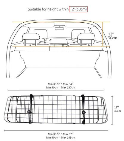 Pet Car Trunk Insulation Fence