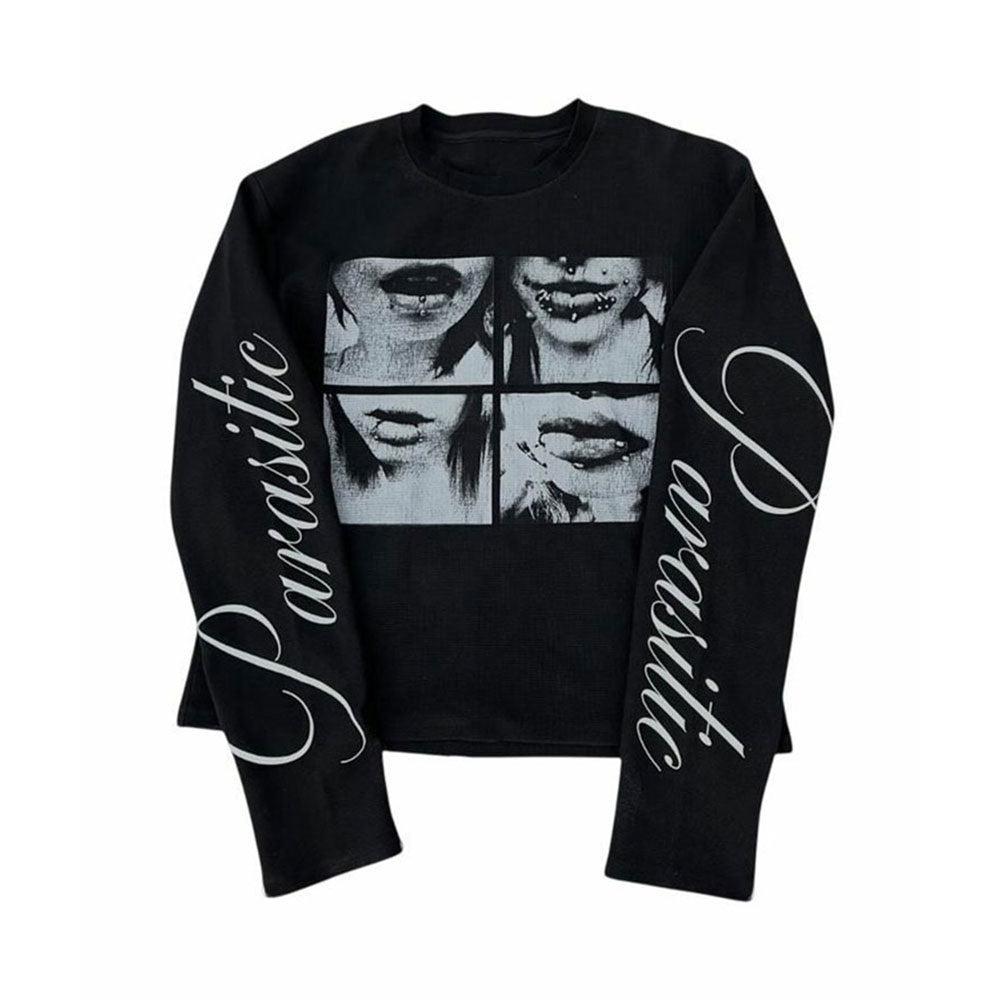 Dark Style Street Punk Men's And Women's Long Sleeves Top