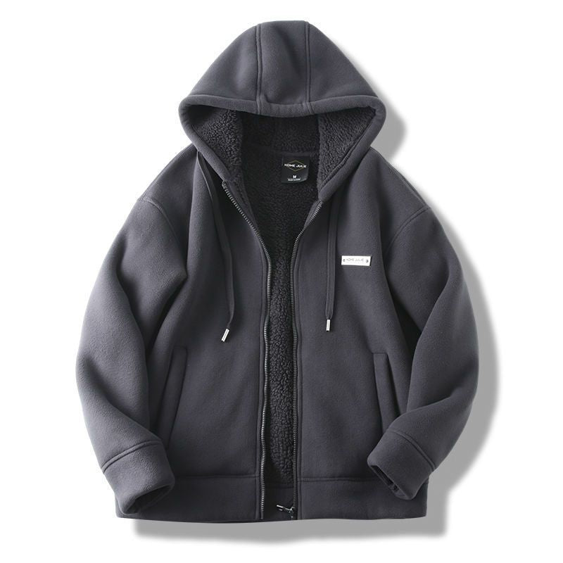 Polar Fleece Winter Men's Fleece-lined Thickened Jacket