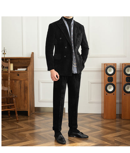 Luxury Double Suit for Autumn and Winter