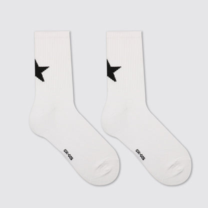 Simple Personality Street Sport Calf-length tights