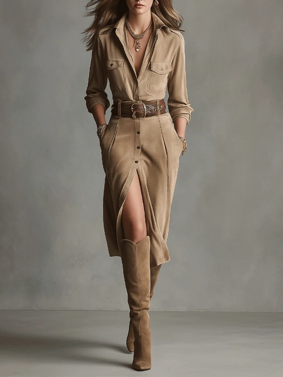 Fashion Special Women's Clothing French Waist Dress