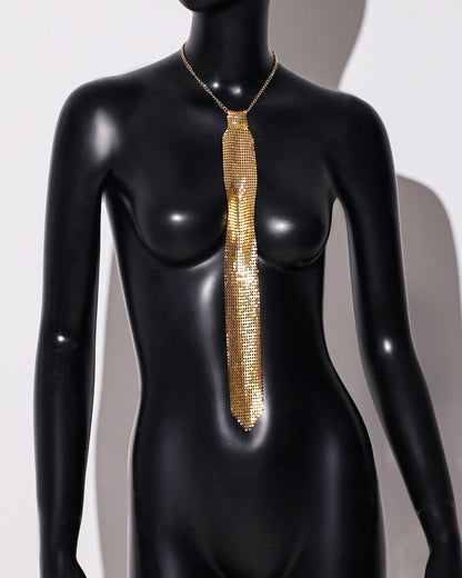 Sequins Tie Metal Music Festival Party
