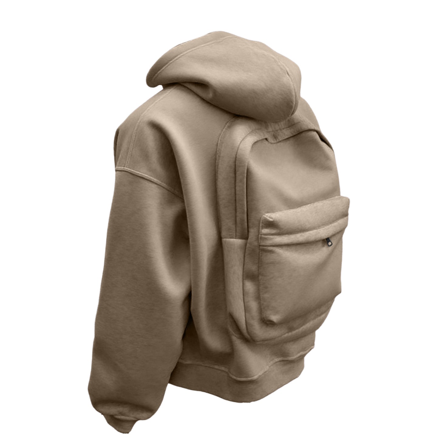 Men's Loose Sports and Leisure Hooded Zipper Sweatshirt