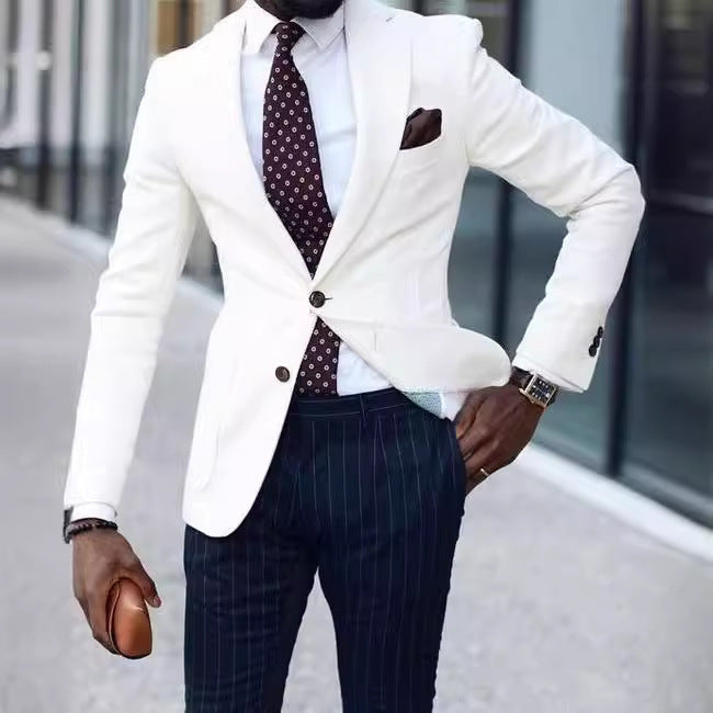 Business Casual Printing Fashionable Men's Jacket