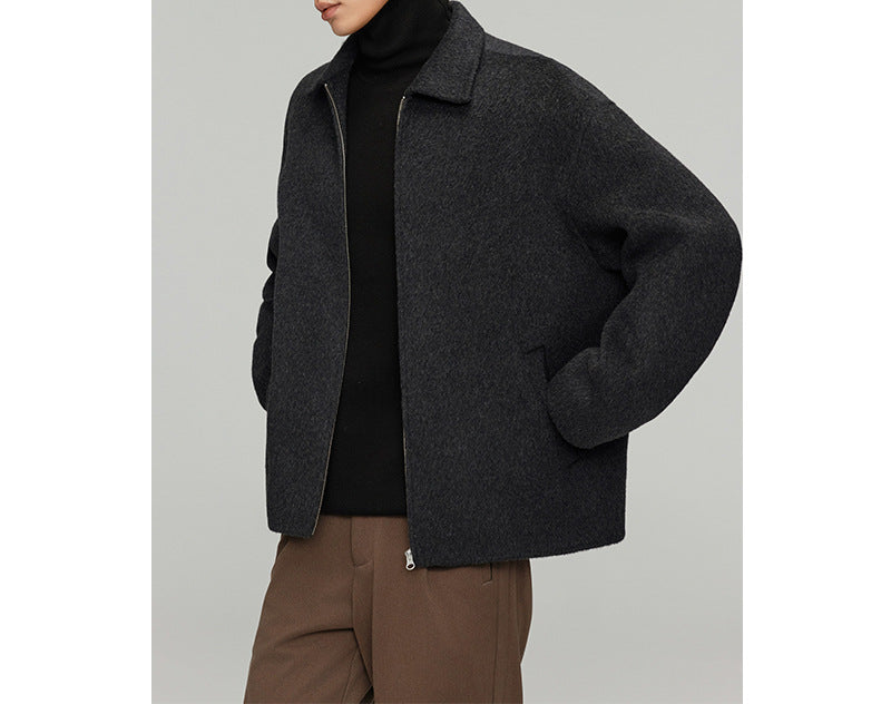 Men's Double Wool Coat 2025 Autumn &amp; Winter