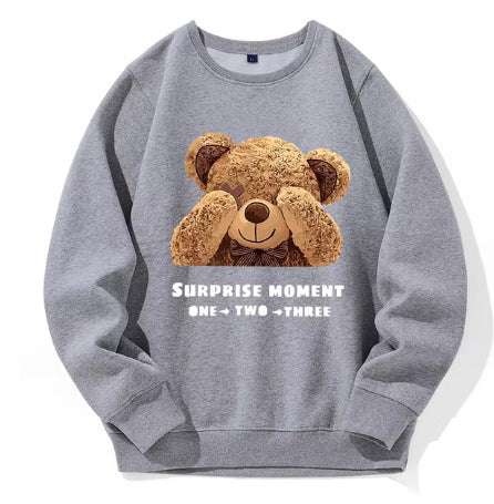 European And American Top Long Sleeve Printed Sweater
