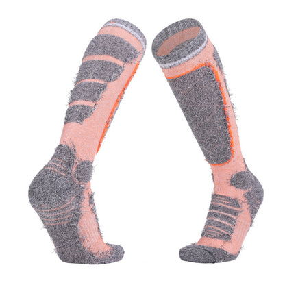 Women's Autumn and Winter Warm Outdoor Sports Socks Terry Sock