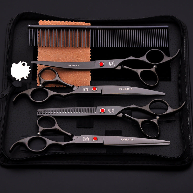 7.0 Inch Set Pie Color Pet Scissors