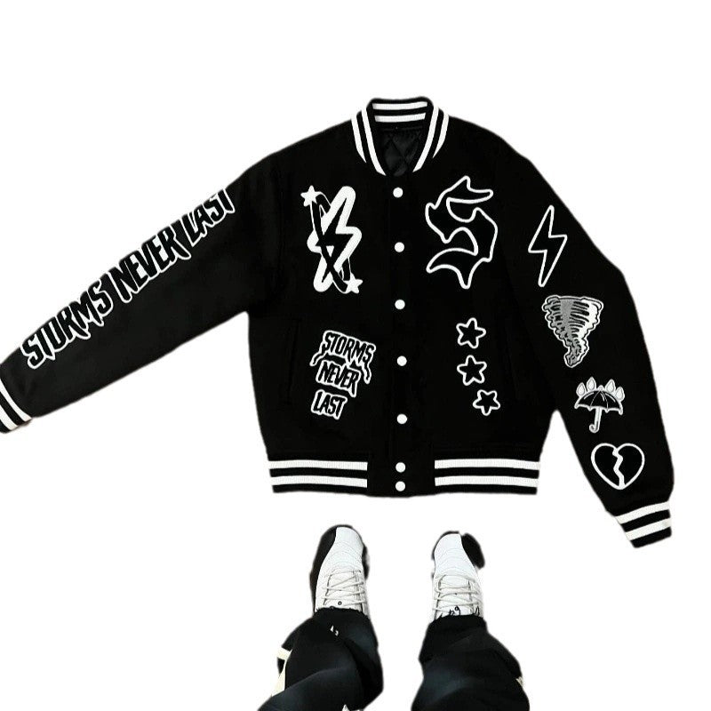 Loose Jacket Coat High Street Hip Hop