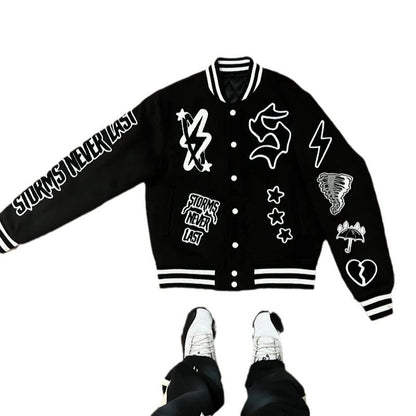 Loose Jacket Coat High Street Hip Hop