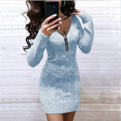 Women's European and American Knitwear Dress