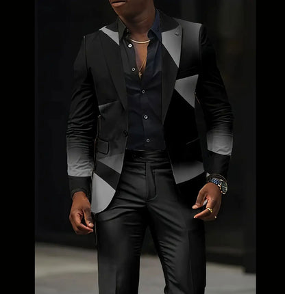 Casual All-match Dark Men's Coat