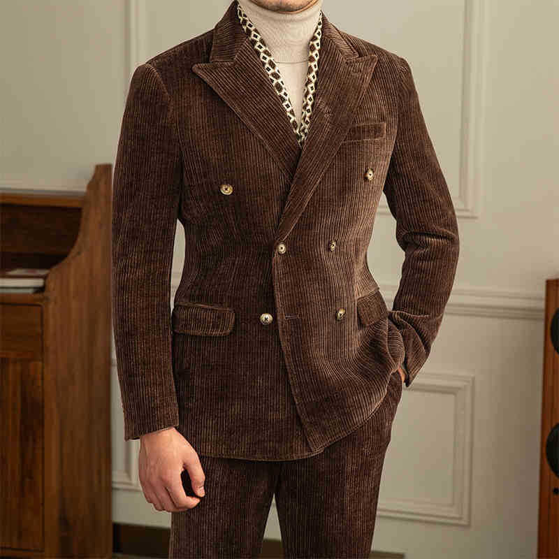 Luxury Double Suit for Autumn and Winter